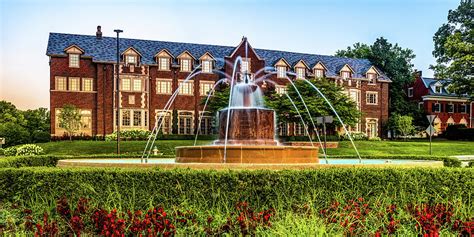 Kansas University Chi Omega Fountain Colorful Panorama Photograph by ...