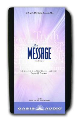 The Message Bible: Complete Bible by Eugene H. Peterson | 9781598594539 | Audiobook | Barnes & Noble