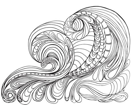 Ocean Waves Coloring Pages - Coloring Home