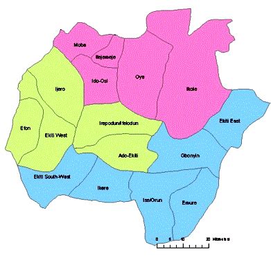 Ekiti Map