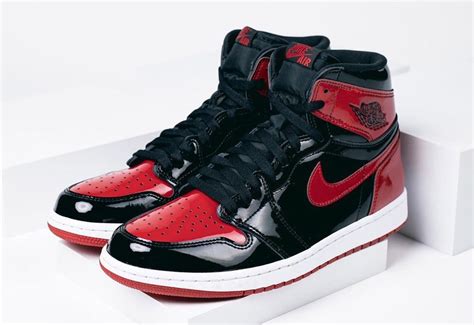 【リーク】エアジョーダン1 ハイ OG ブレッドパテント / Air Jordan 1 High OG “Bred Patent ...