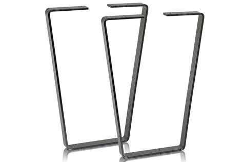 2 x Heavy Duty Flat Steel Reverse Trapezium Table Legs / Retro | Etsy Steel Table Legs, Steel ...