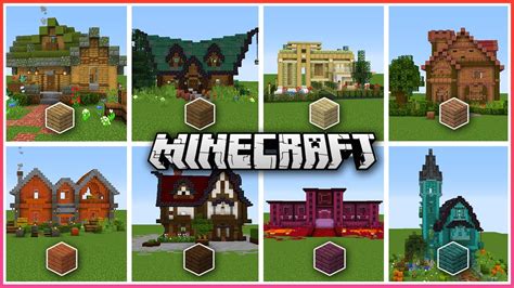 A Minecraft House for Every Type of Wood! - YouTube