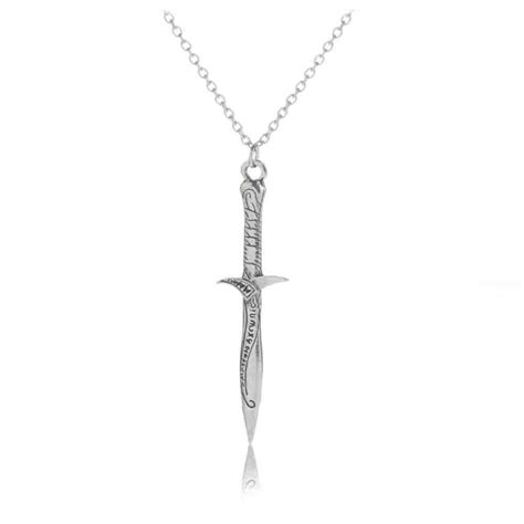 HOBBIT Sword Necklace Lord of the Rings Pendant Jewelry Wholesale ...