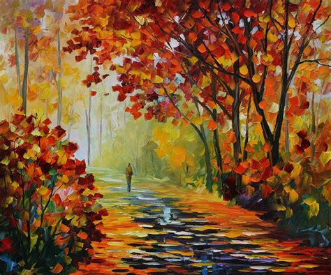 After The Rain Painting by Leonid Afremov