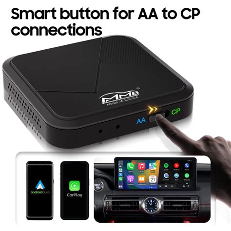 Wireless CarPlay Android Auto Adapter,Factory Wired Convert Wireless ...