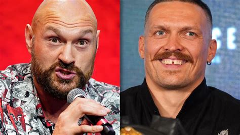 Tyson Fury and Oleksandr Usyk sign contracts for undisputed world ...