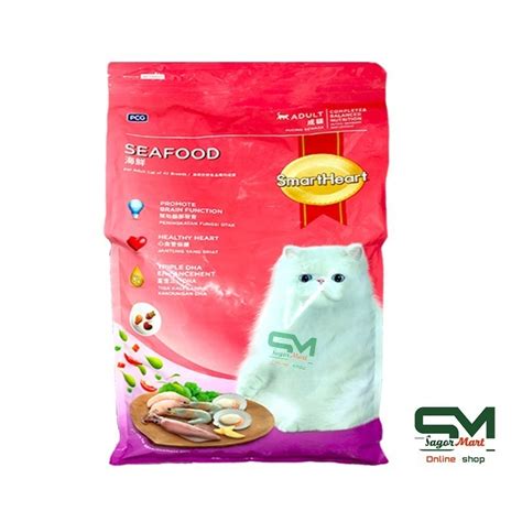 Smart Heart Cat Food Seafood 480g - Sagor Mart