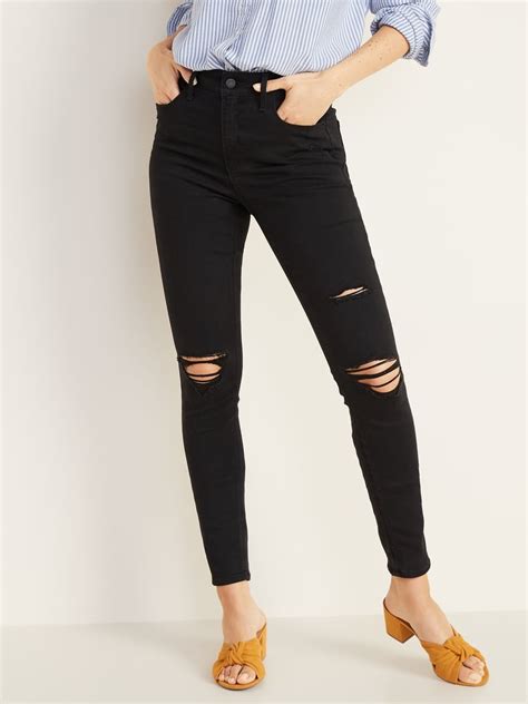 Old Navy High-Waisted Distressed Rockstar Super Skinny Jeans | The Best ...