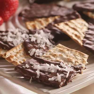 Chocolate-Dipped Matzos - Recipe Goldmine