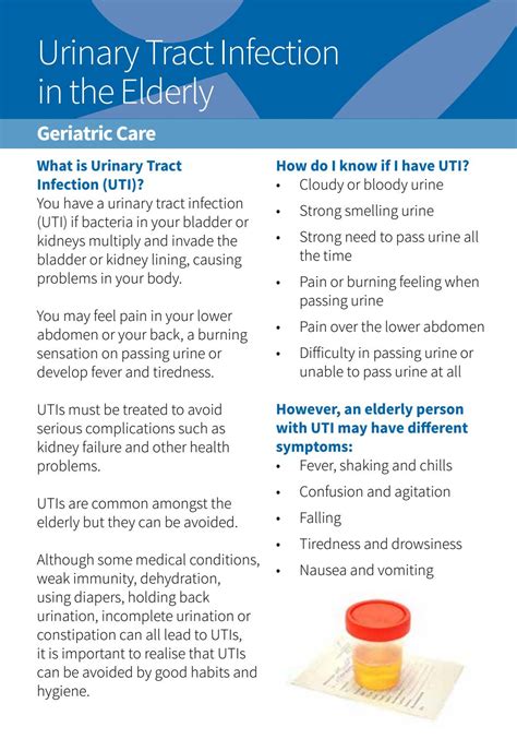 Urinary Tract Infection in the Elderly by Yishun Health - Issuu