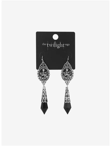 The Twilight Saga Cullen Crest Drop Earrings | Hot Topic