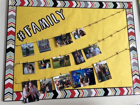 Our class family board ️ #classroom #bulletinboard #preschool #family #familytree | Family ...