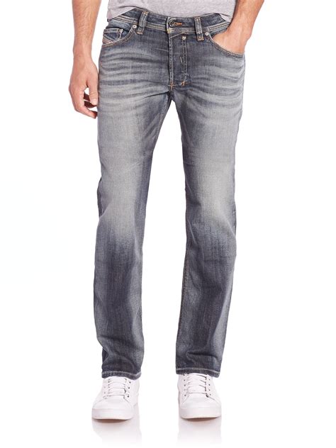 Diesel Safado Slim Straight-leg Jeans in Blue for Men | Lyst