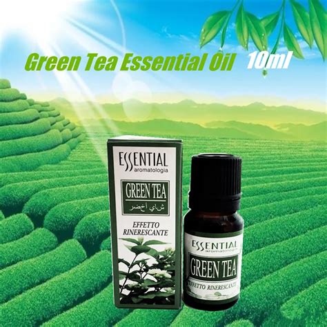 Pure Natural Green Tea Essential Oil Massage Pedicure Humidifier Refreshing Aromatherapy Beauty ...