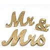 Amazon.com: senover Mr and Mrs Sign Wedding Sweetheart Table ...