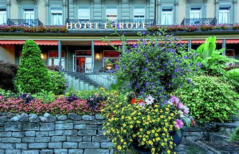 Lucerne's Hotel Europe, Switzerland Photograph by Marcy Wielfaert ...