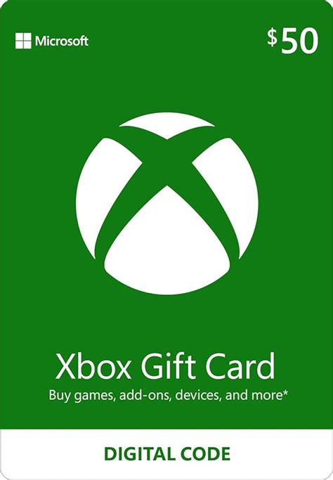 $50 Xbox Gift Card - [Digital Code] : Amazon.ca: Everything Else