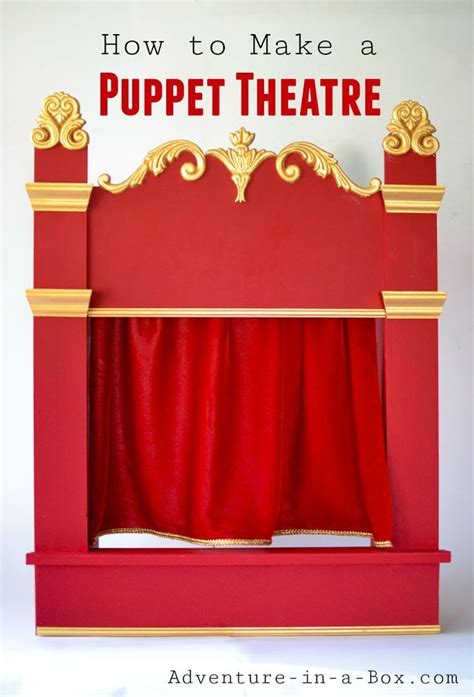 Learn how to make a wooden puppet theatre for kids! Inspired by a vintage design, this is one ...