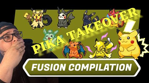 PIKACHU TOOK OVER MY FUSIONS! | Pokemon Infinite Fusion Compilation - YouTube