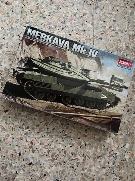 Academy 1/35 Merkava Mk. IV MBT Plastic Tank Model Kit (Partially Built ...