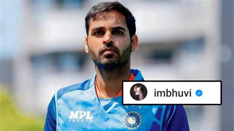 Bhuvneshwar Kumar removes 'Cricketer' from Instagram bio; sparks ...