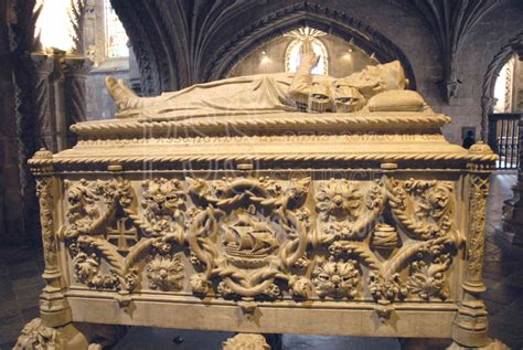 Photo of Tomb of Vasco Da Gama by Photo Stock Source church, Belem, Lisbon, Portugal, mosteiro ...