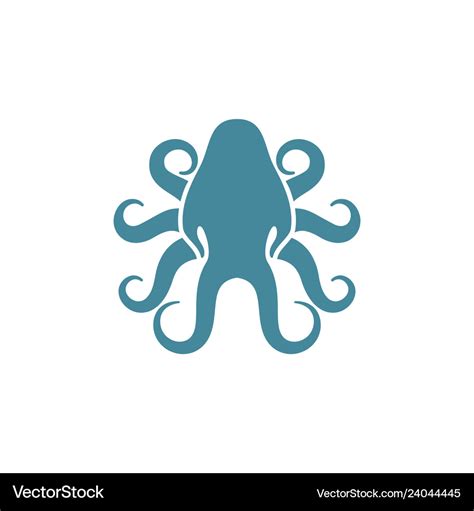 Squid logo design Royalty Free Vector Image - VectorStock