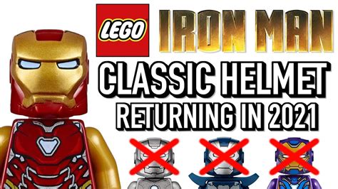 LEGO Classic Iron Man Helmet Is Back in the Summer 2021 Sets - YouTube