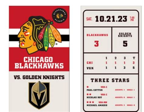 Blackhawks Become 1st Team to Offer Commemorative Tickets to Every Game