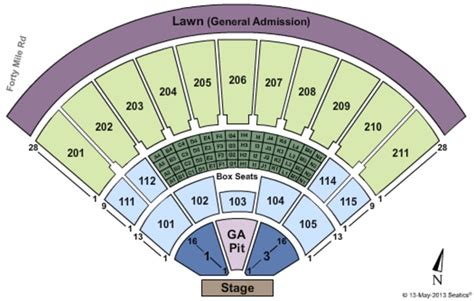 Toyota Amphitheatre Tickets in Wheatland California, Toyota ...