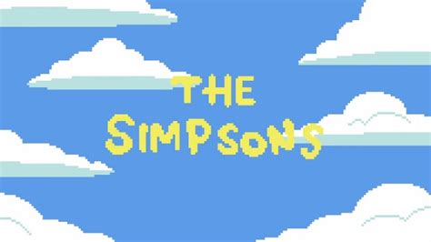 The Simpsons Opening in Pixel Art – Fubiz Media