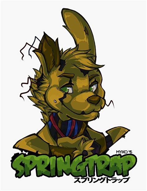 Springtrap - Fnaf Springtrap Fan Art, HD Png Download - kindpng