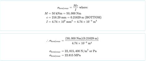 Bending Stress Formula & Calculation | SkyCiv