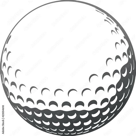 Golf ball Stock Vector | Adobe Stock