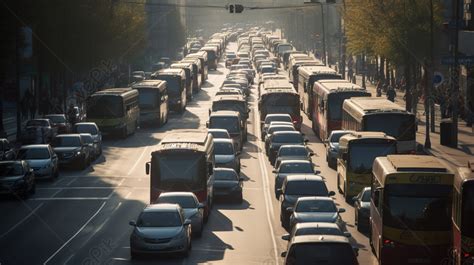 Traffic Jam: Causes And Solutions For Slow-moving Car Groups, Cause Backgrounds, Solution ...