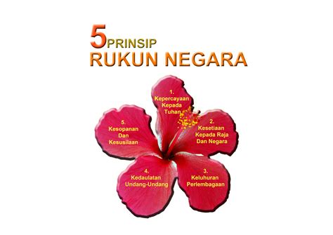 Bunga Raya Dan Prinsip Rukun Negara