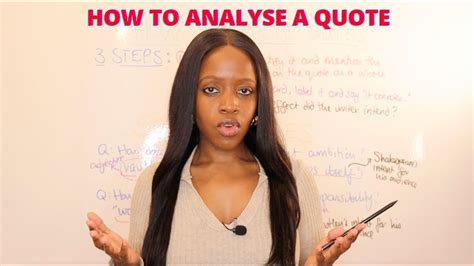 How To Analyse Any Quote In Your English Essay - YouTube