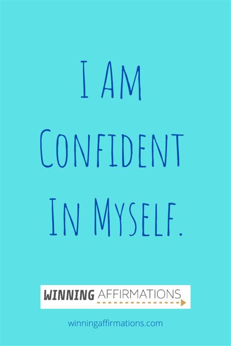 Affirmations For Confidence - Winning Affirmations