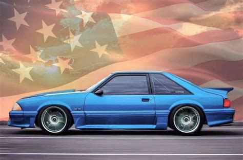 FoxBody Mustang Freedom 🇺🇸🦅 | Fox body mustang, Notchback mustang, Muscle cars mustang