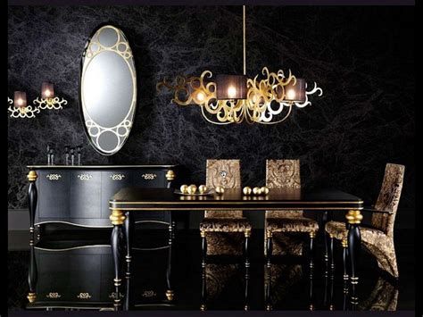 Luxury Gold and Black Furniture for Modern Interiors