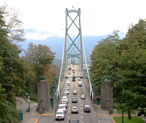 Overlooking the Lions Gate Bridge in Vancouver - The GateThe Gate