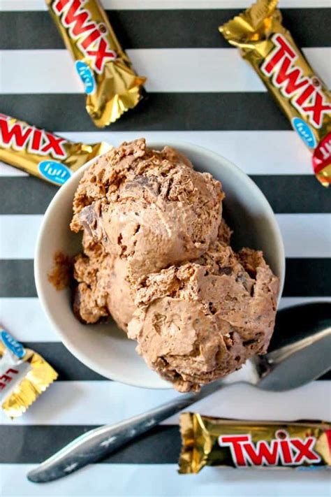 Homemade Twix Ice Cream Recipe (No Churn Ice Cream!)