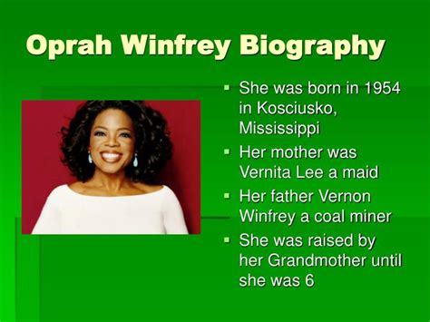 PPT - Oprah Winfrey PowerPoint Presentation - ID:4534799