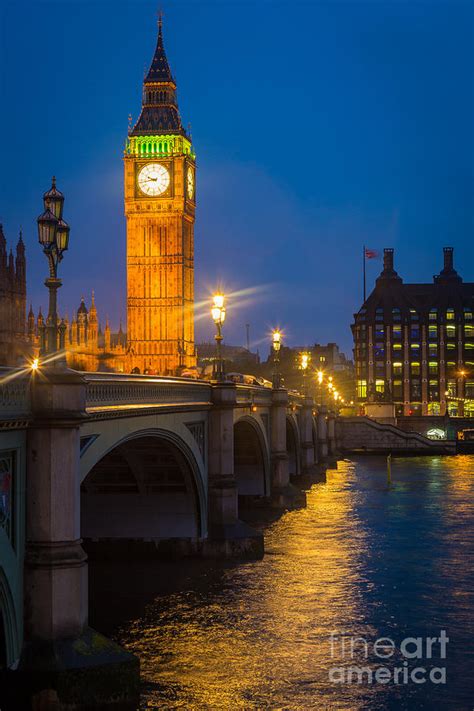 Westminster Bridge at Night Photograph by Inge Johnsson - Fine Art America