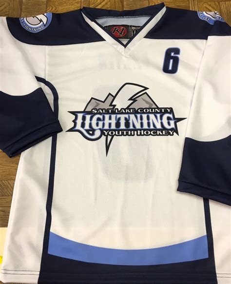 Salt Lake County Lightning custom sublimated hockey jerseys. Made in ...