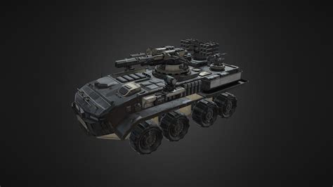 Sci-fi APC - 3D model by Osmarkkk [9112f8d] - Sketchfab