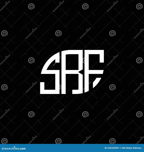 SRF Letter Logo Design on Black Background. SRF Creative Initials ...