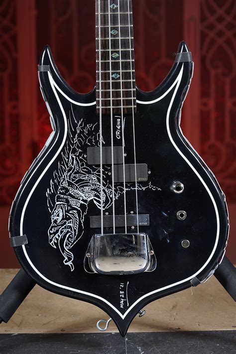 Gene Simmons Bass HandPainted by Gene-Himself