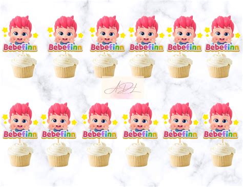 Bebefinn Cupcake Toppers, Cupcake Toppers Birthday Decorations - Etsy